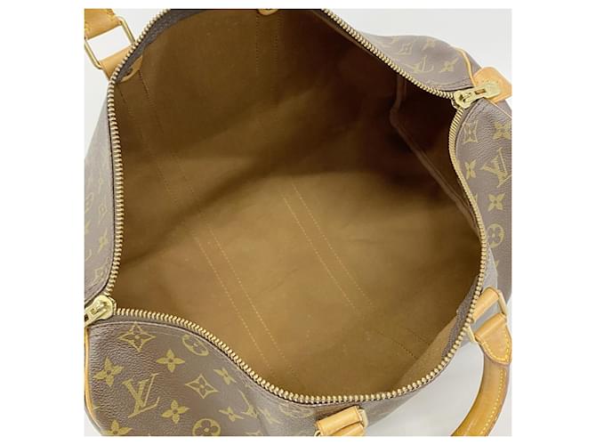 Louis Vuitton Boston Monogram Keepall 45 Marrone - vista 4