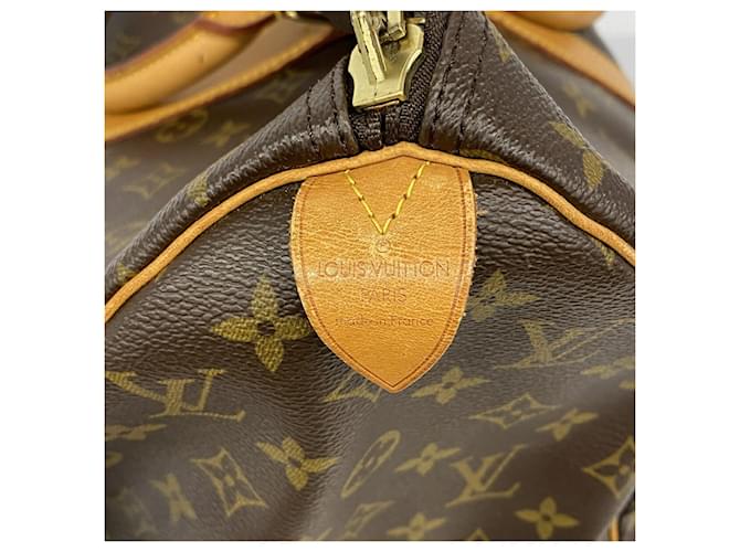 Louis Vuitton Boston Monogram Keepall 45 Marrone - vista 5