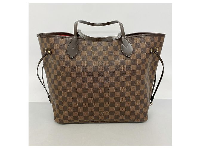 Borsa Tote Louis Vuitton Damier Neverfull MM N51105 Ebene Damier ebene - vista 10