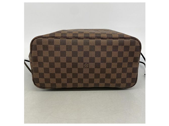Borsa Tote Louis Vuitton Damier Neverfull MM N51105 Ebene Damier ebene - vista 3