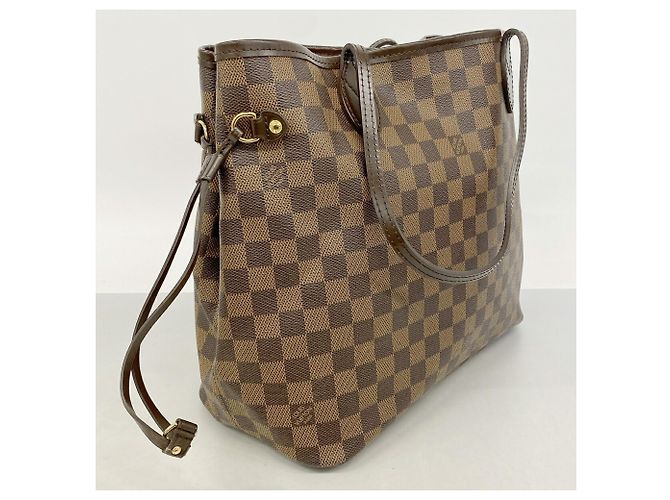 Borsa Tote Louis Vuitton Damier Neverfull MM N51105 Ebene Damier ebene - vista 2
