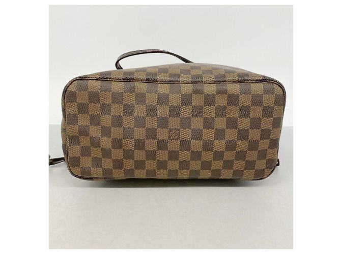 Borsa Tote Louis Vuitton Damier Neverfull MM N51105 Ebene Damier ebene - vista 3