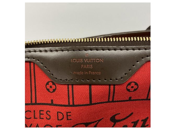 Borsa Tote Louis Vuitton Damier Neverfull MM N51105 Ebene Damier ebene - vista 5