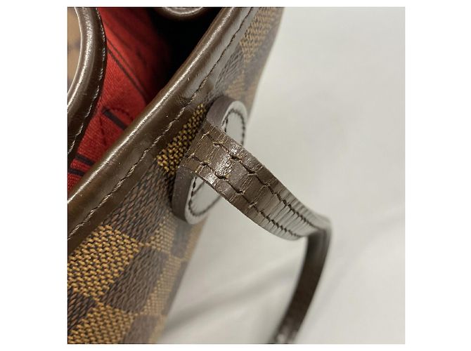 Borsa Tote Louis Vuitton Damier Neverfull MM N51105 Ebene Damier ebene - vista 8