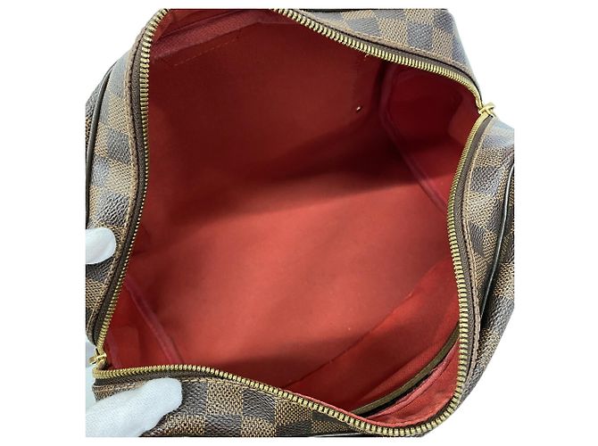 Borsa a tracolla Louis Vuitton Damier Rivington PM Damier ebene - vista 4