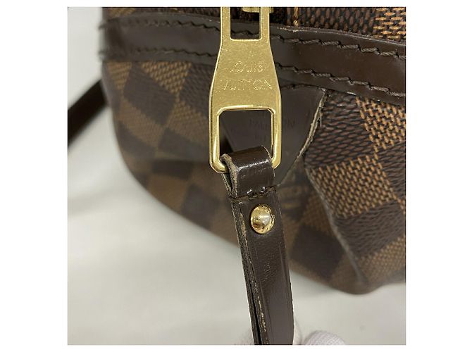 Borsa a tracolla Louis Vuitton Damier Rivington PM Damier ebene - vista 9