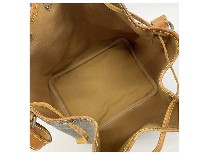 Noe Borsa a tracolla Louis Vuitton Monogram Petit Noé Marrone - vista 4