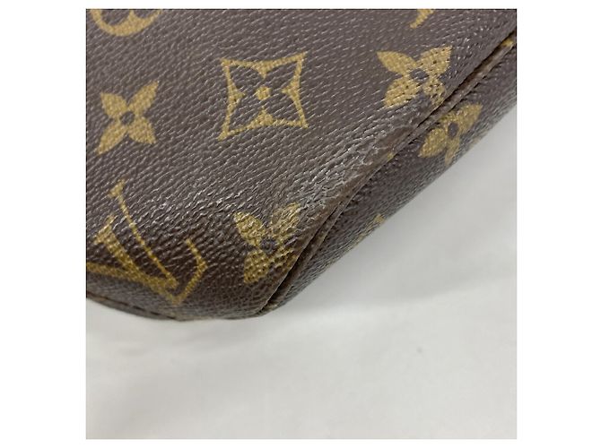 Borsa Tote Louis Vuitton Monogram Neverfull PM Marrone - vista 10