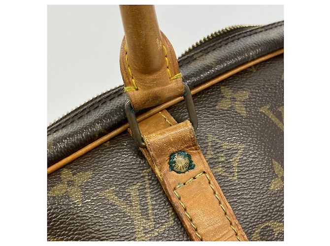 Borsa Louis Vuitton Monogram Port Document Voyage Marrone - vista 9