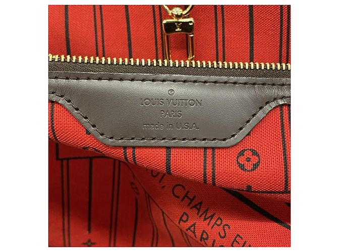 Borsa Tote Louis Vuitton Damier Neverfull GM N51106 Ebene Damier ebene - vista 5