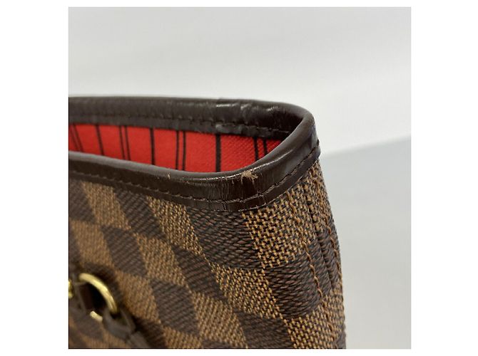 Borsa Tote Louis Vuitton Damier Neverfull GM N51106 Ebene Damier ebene - vista 9