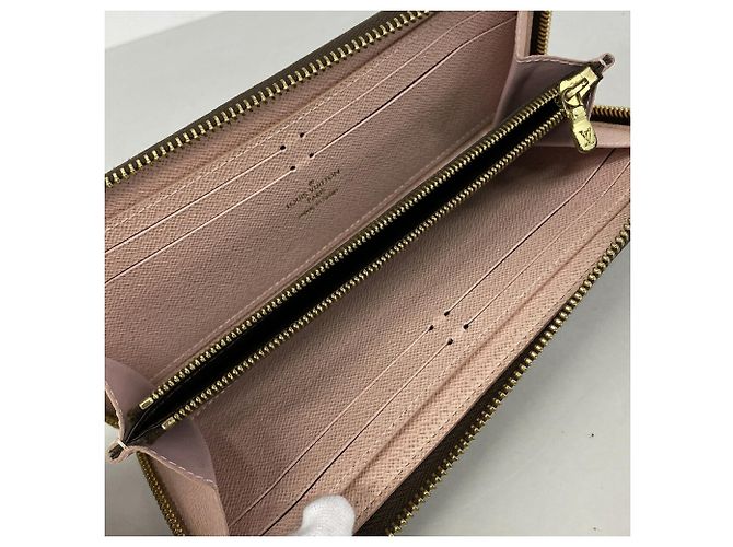 Louis Vuitton Monogram Portefeuille Clemence Long Wallet Rose - vue 3
