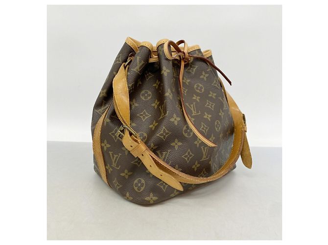 Noe Borsa a tracolla Louis Vuitton Monogram Petit Noé Marrone - vista 2