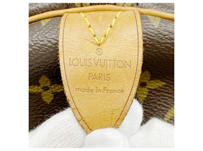 Louis Vuitton Brown Boston Monogram Keepall 55 Marrone - vista 5