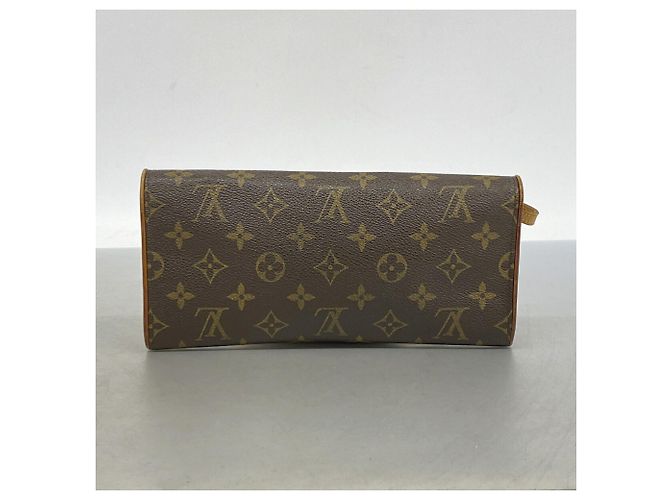 Borsa a tracolla Louis Vuitton Monogram Pochette Twin GM Marrone - vista 10