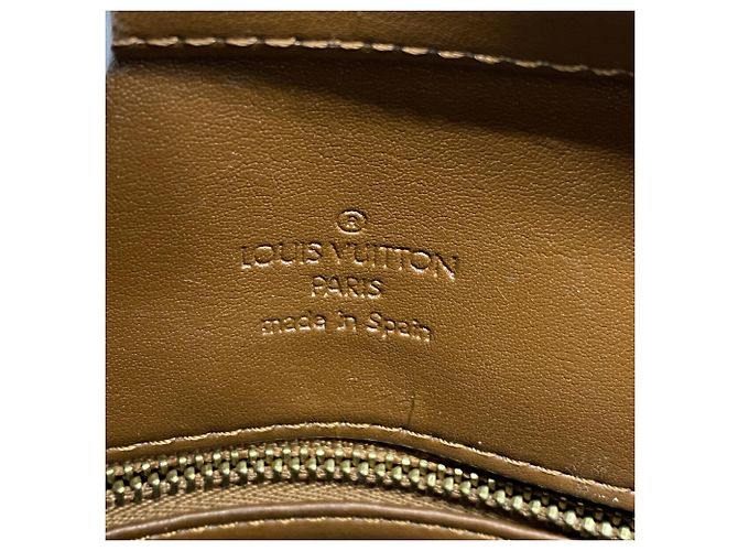 Borsa Tote Louis Vuitton Vernis Houston Bronzo - vista 5