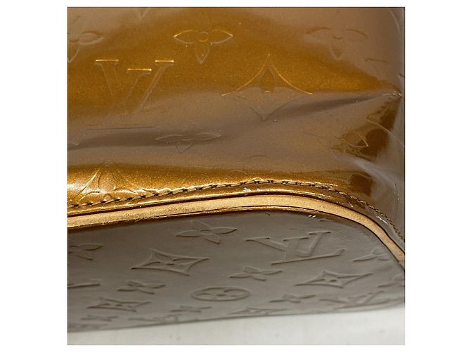 Borsa Tote Louis Vuitton Vernis Houston Bronzo - vista 6