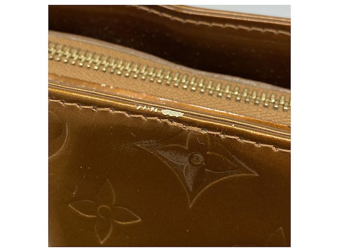 Borsa Tote Louis Vuitton Vernis Houston Bronzo - vista 8