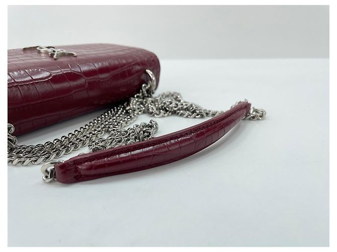Borsa a tracolla Yves Saint Laurent Paris Sunset Rosso - vista 10