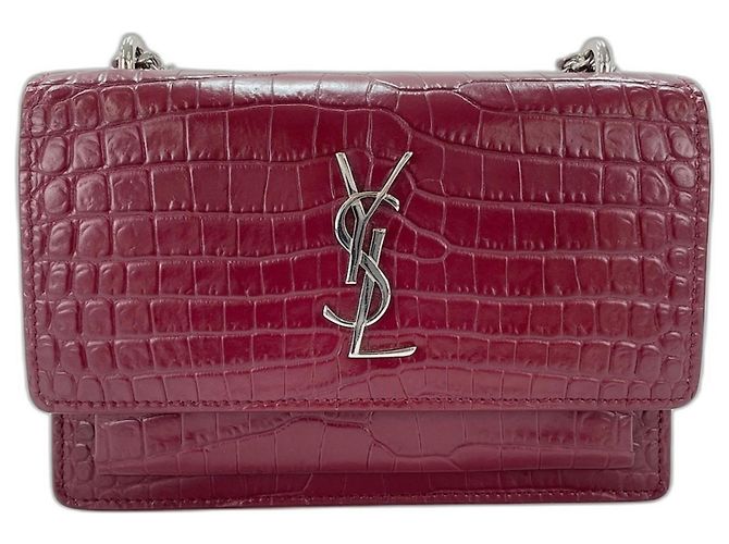 Borsa a tracolla Yves Saint Laurent Paris Sunset Rosso - vista 2