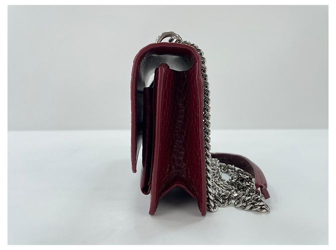 Borsa a tracolla Yves Saint Laurent Paris Sunset Rosso - vista 5