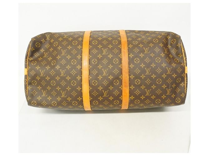 Louis Vuitton Boston Monogram Keepall Bandoulière 60 Marrone - vista 3
