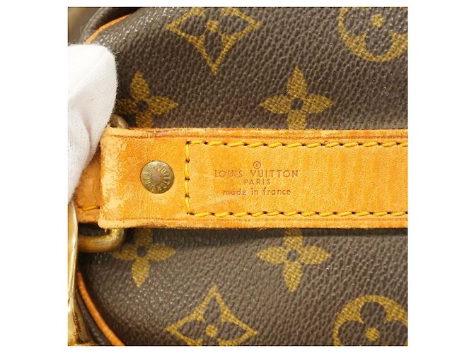 Louis Vuitton Boston Monogram Keepall Bandoulière 60 Marrone - vista 5
