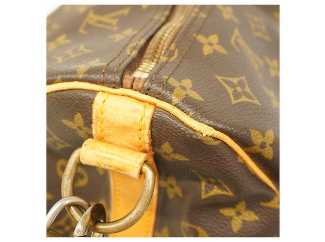 Louis Vuitton Boston Monogram Keepall Bandoulière 60 Marrone - vista 7
