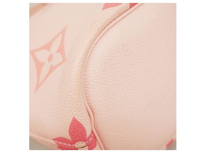 Borsa Louis Vuitton Monogram Empreinte Marshmallow PM Rosa - vista 7