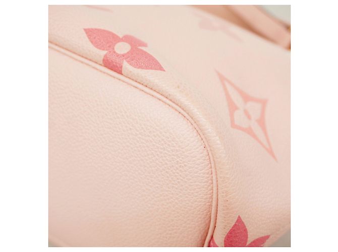 Borsa Louis Vuitton Monogram Empreinte Marshmallow PM Rosa - vista 8