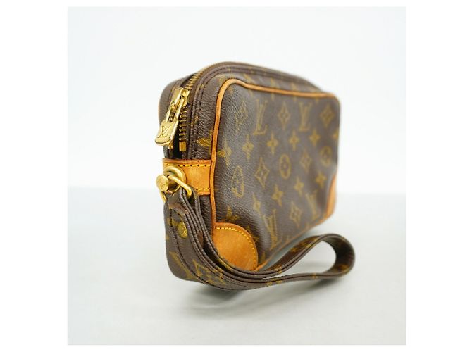 Borsa a pochette Louis Vuitton Monogram Marly Dragonne PM Marrone - vista 2