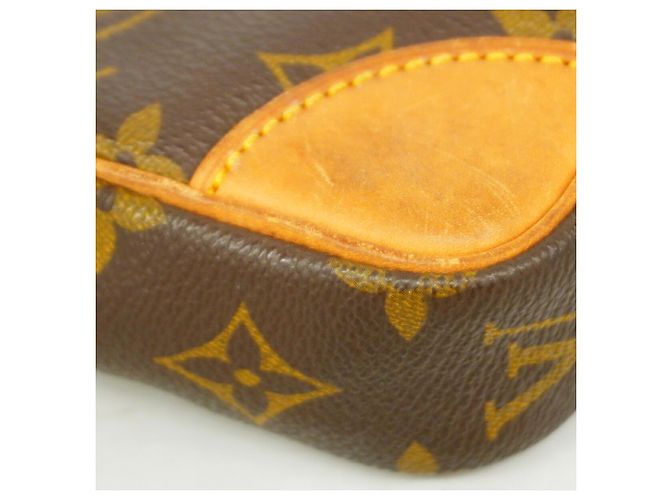 Borsa a pochette Louis Vuitton Monogram Marly Dragonne PM Marrone - vista 7