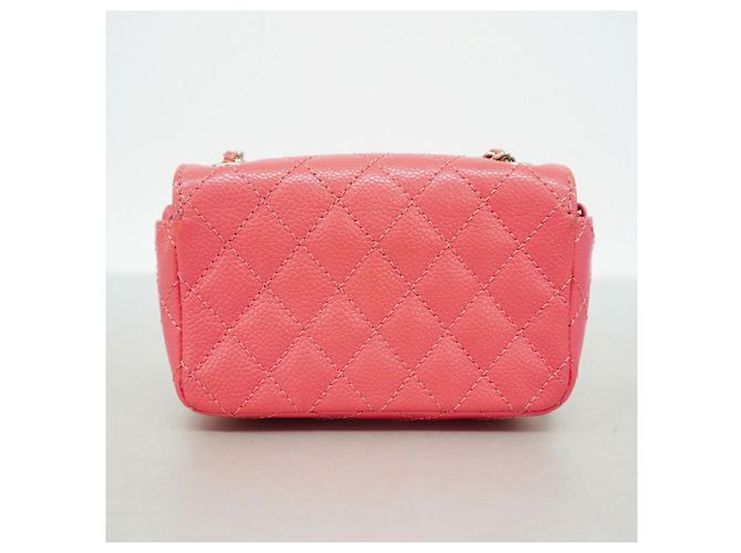 Borsa a tracolla Chanel rosa - vista 10
