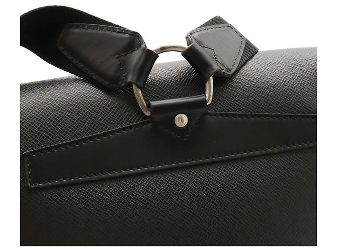 Zaino Louis Vuitton Taiga Cassia Nero Grigio - vista 6