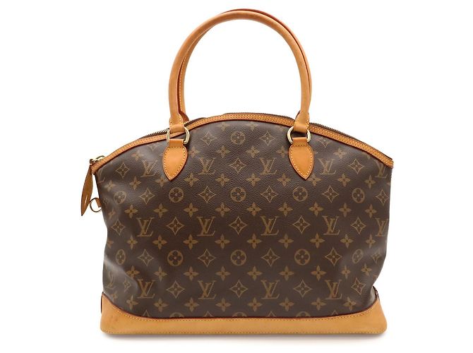 Louis Vuitton Monogram Lockit Horizontal Handtasche Braun - Ansicht 2