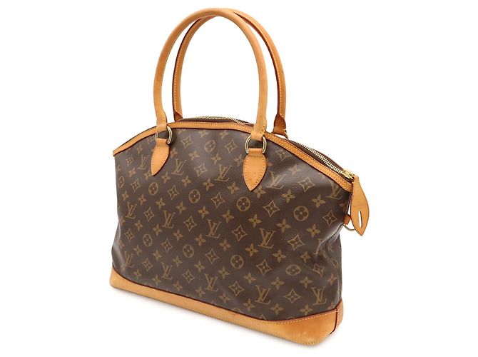 Louis Vuitton Monogram Lockit Horizontal Handtasche Braun - Ansicht 3
