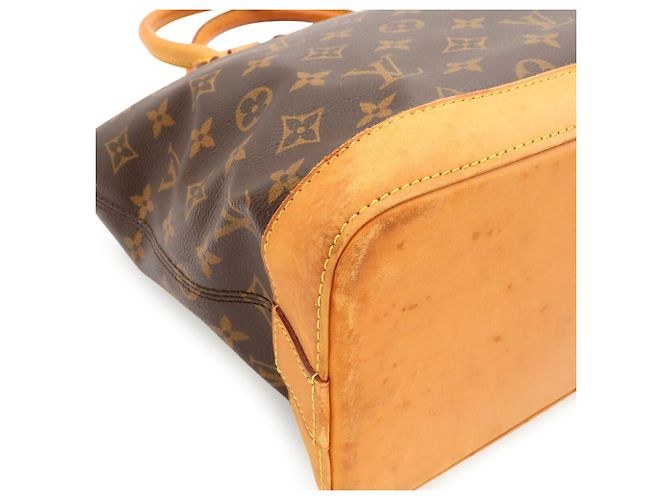 Louis Vuitton Monogram Lockit Horizontal Handtasche Braun - Ansicht 4