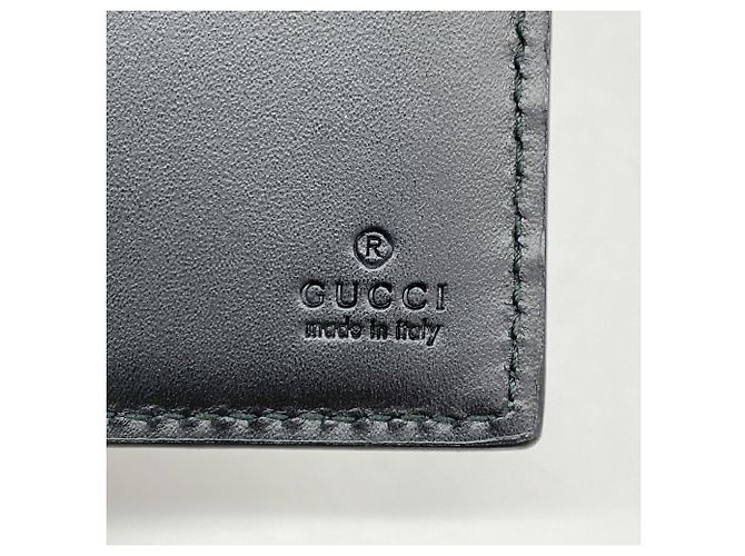 Portafoglio lungo Gucci in pelle nera Nero - vista 4