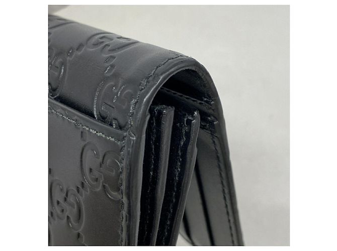 Portafoglio lungo Gucci in pelle nera Nero - vista 5