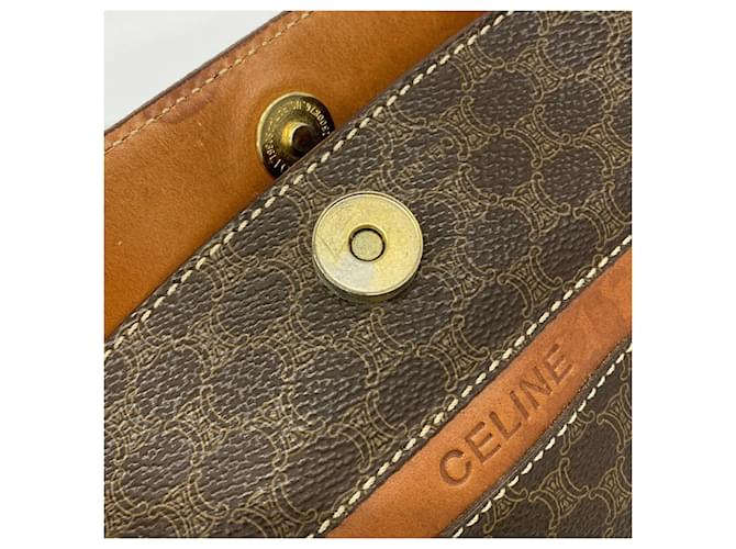 Céline Borsa a tracolla Celine Macadam Marrone - vista 10