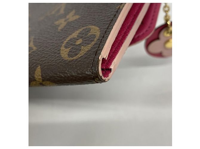 Louis Vuitton Monogram Portefeuille Emilie Long Wallet Rosso - vista 6