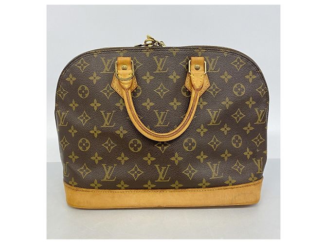 Borsa Louis Vuitton Alma Monogram Marrone - vista 10