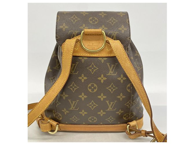 Zaino Louis Vuitton Monogram Montsouris MM Marrone - vista 11