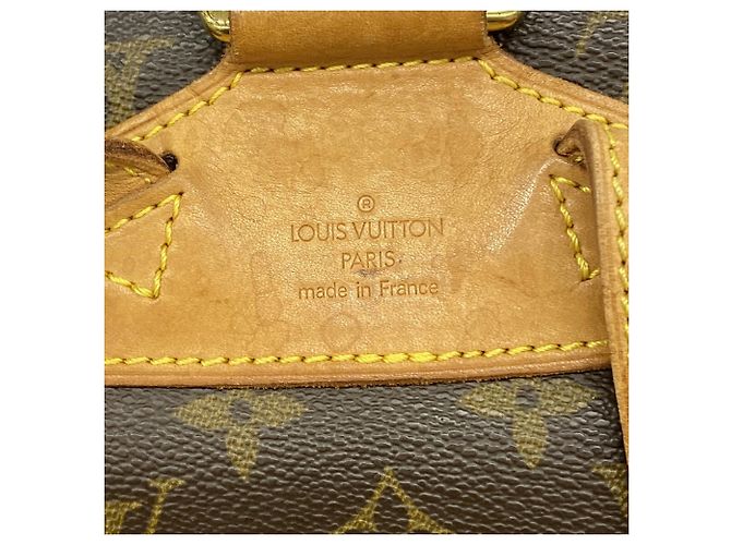 Zaino Louis Vuitton Monogram Montsouris MM Marrone - vista 5