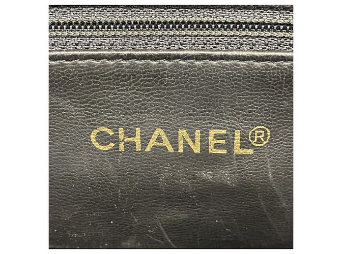 Chanel Matelassé Lammleder Chain Tote Bag Schwarz - Ansicht 5