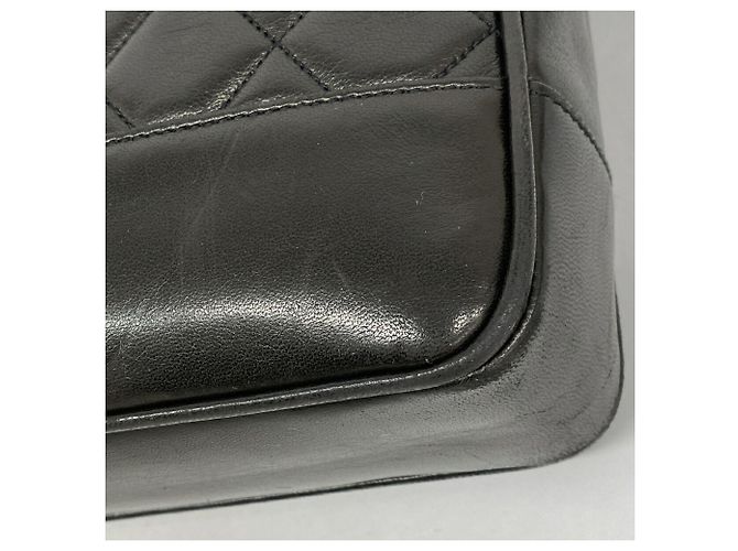 Chanel Matelassé Lammleder Chain Tote Bag Schwarz - Ansicht 6