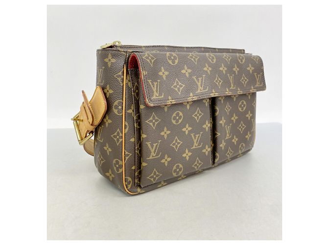Borsa a tracolla Louis Vuitton Monogram Vivacite GM Marrone - vista 2