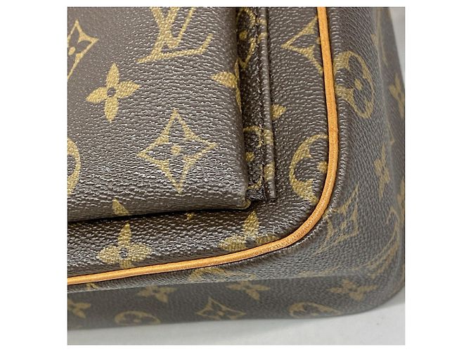 Borsa a tracolla Louis Vuitton Monogram Vivacite GM Marrone - vista 6
