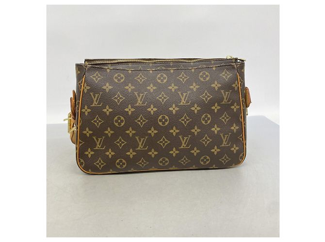 Borsa a tracolla Louis Vuitton Monogram Vivacite GM Marrone - vista 8