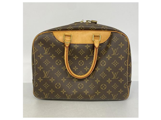 Borsa Louis Vuitton Monogram Deauville Marrone - vista 11